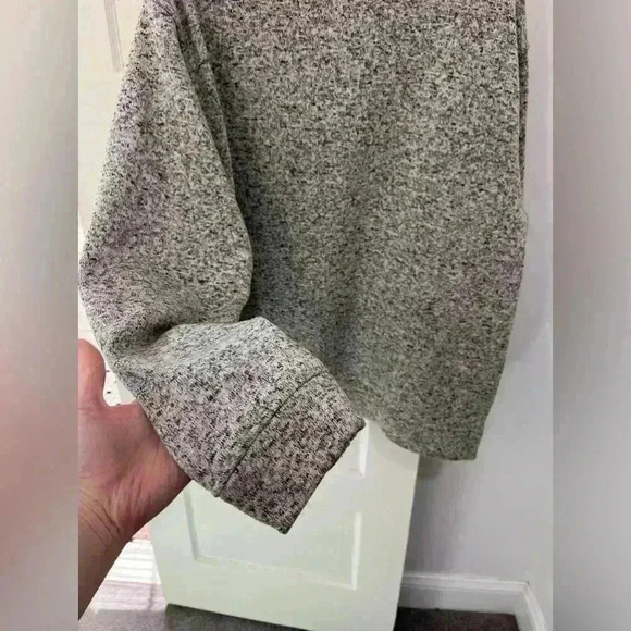 Eddie Bauer Grey pullover fleece sweatshirt - Picture 6 of 7